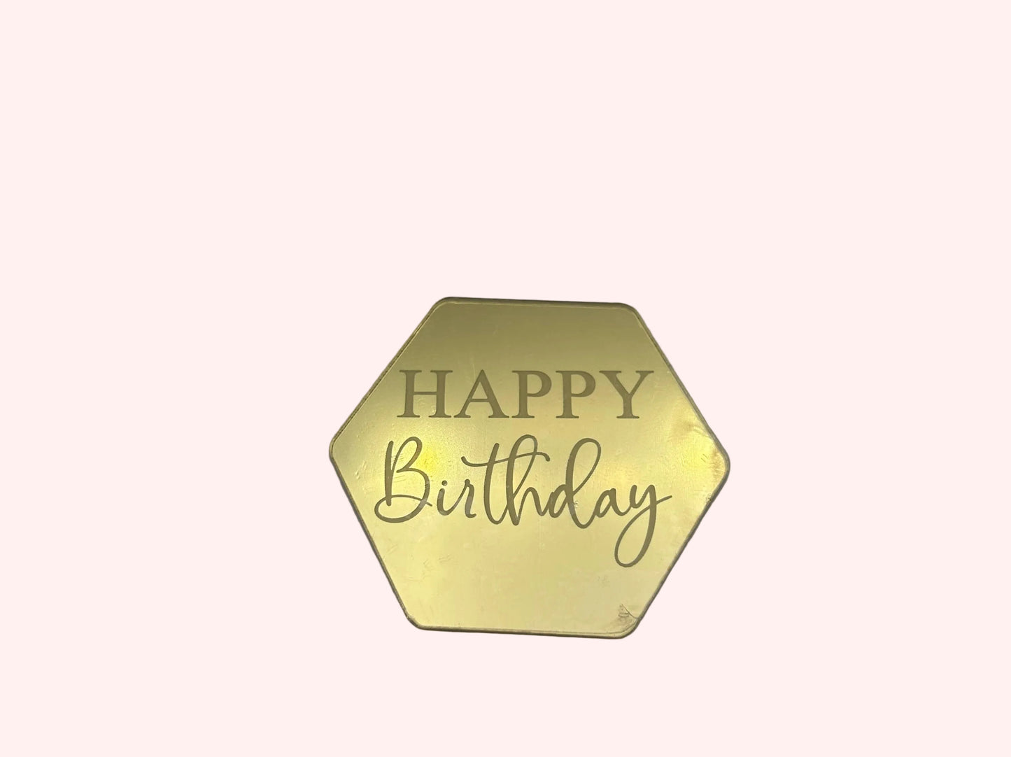 Happy Birthday Hexagon coin- 6