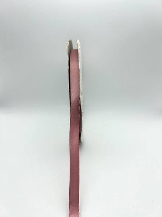 3/8 inch Satin Ribbon- Dusty Pink