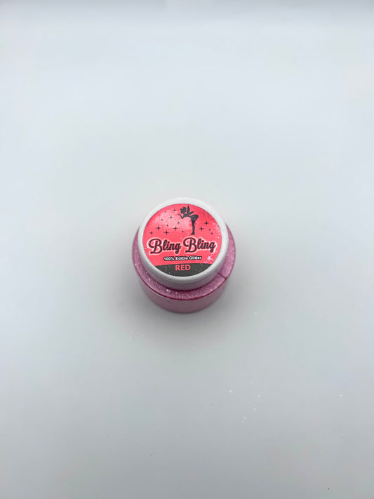 Red Edible Glitter (Drinks and Desserts)