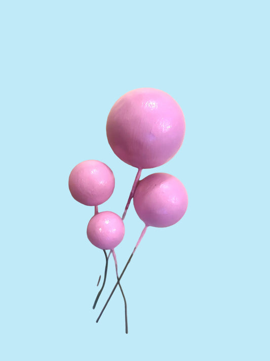 Pink Faux Balls