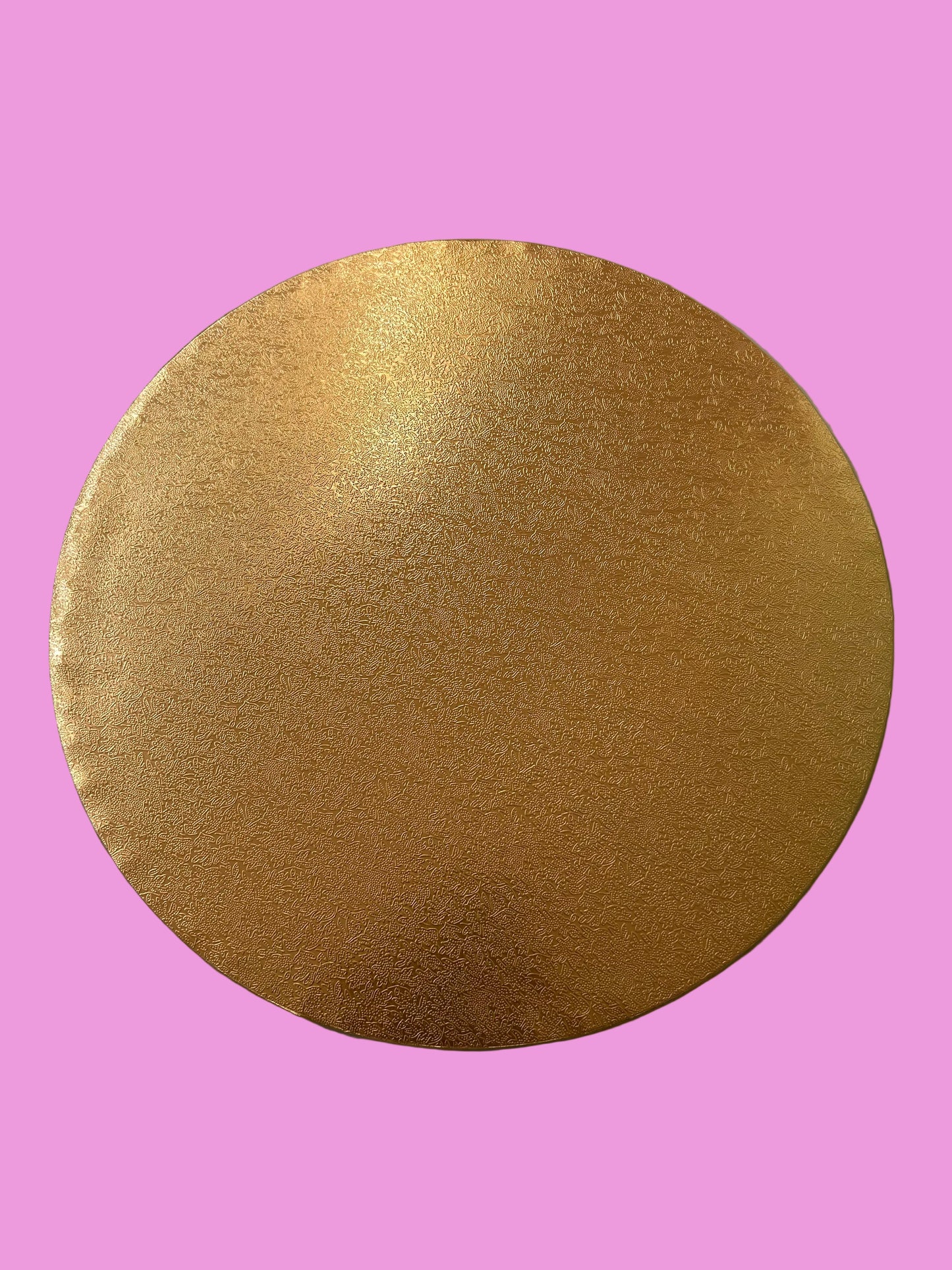 Gold Cake Drum- 12 inch