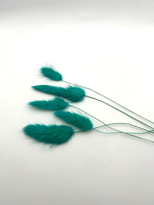 Bunny Tails- Teal