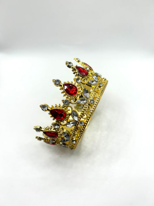 3.5” Ruby Red Gem studded Crown