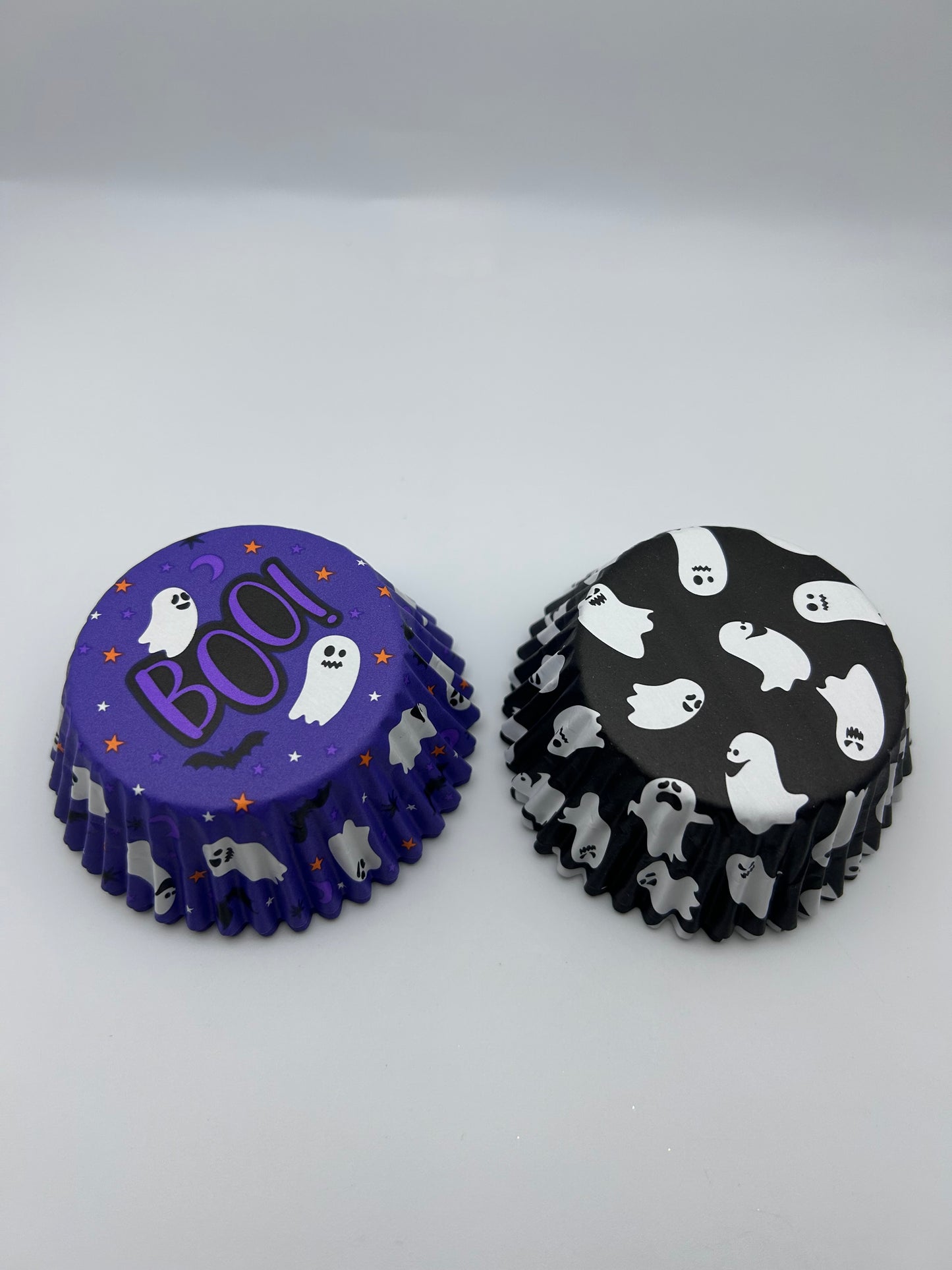 Mixed Boo and Ghosts Cupcake Liners- 12pcs