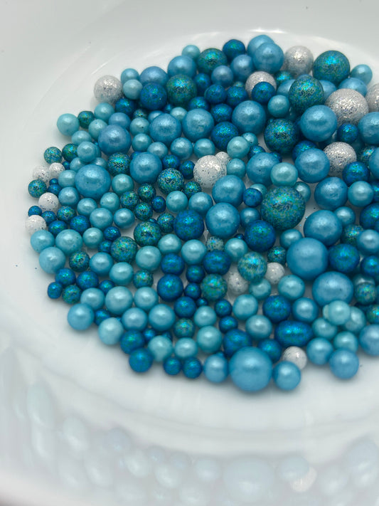 Glitter Blues Sprinkle Mix