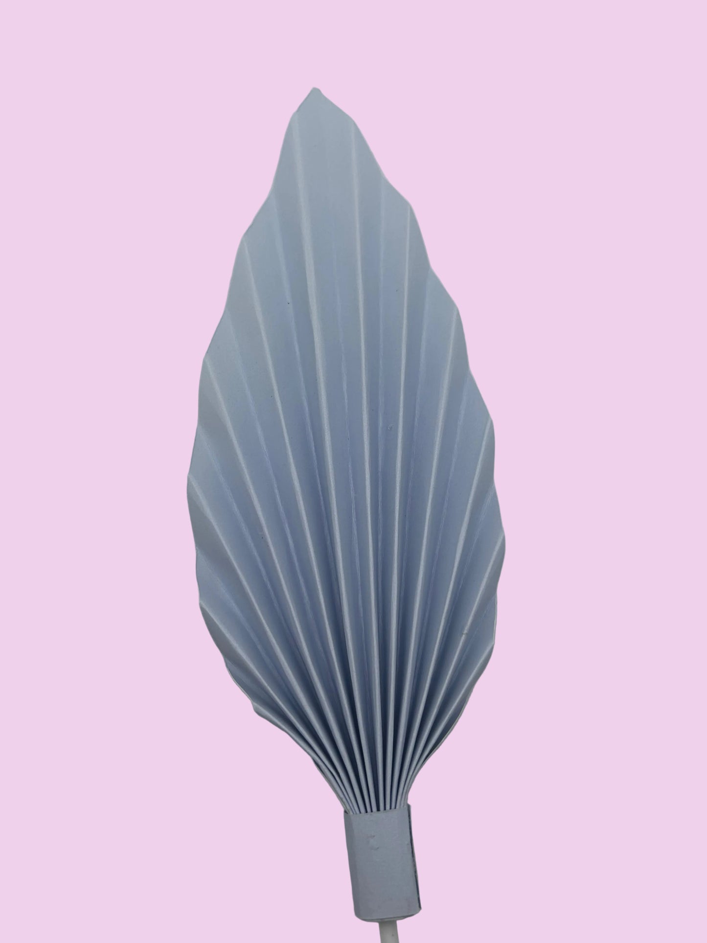 Large Grey/Blue Palm Leaf- 8”