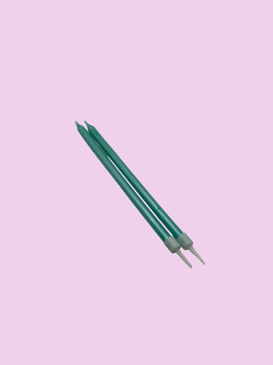 Teal Straight Candles