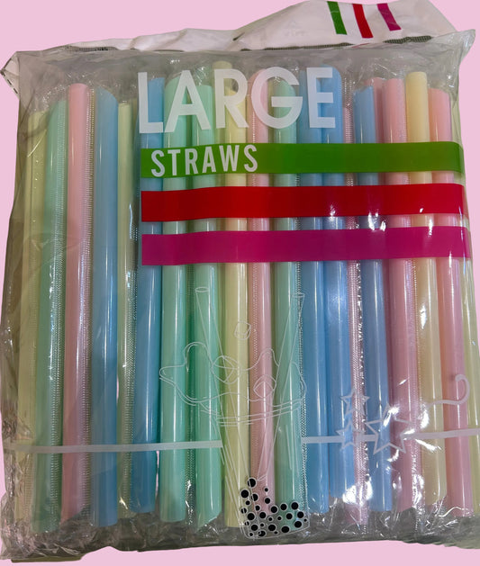 Large Bubble Straws