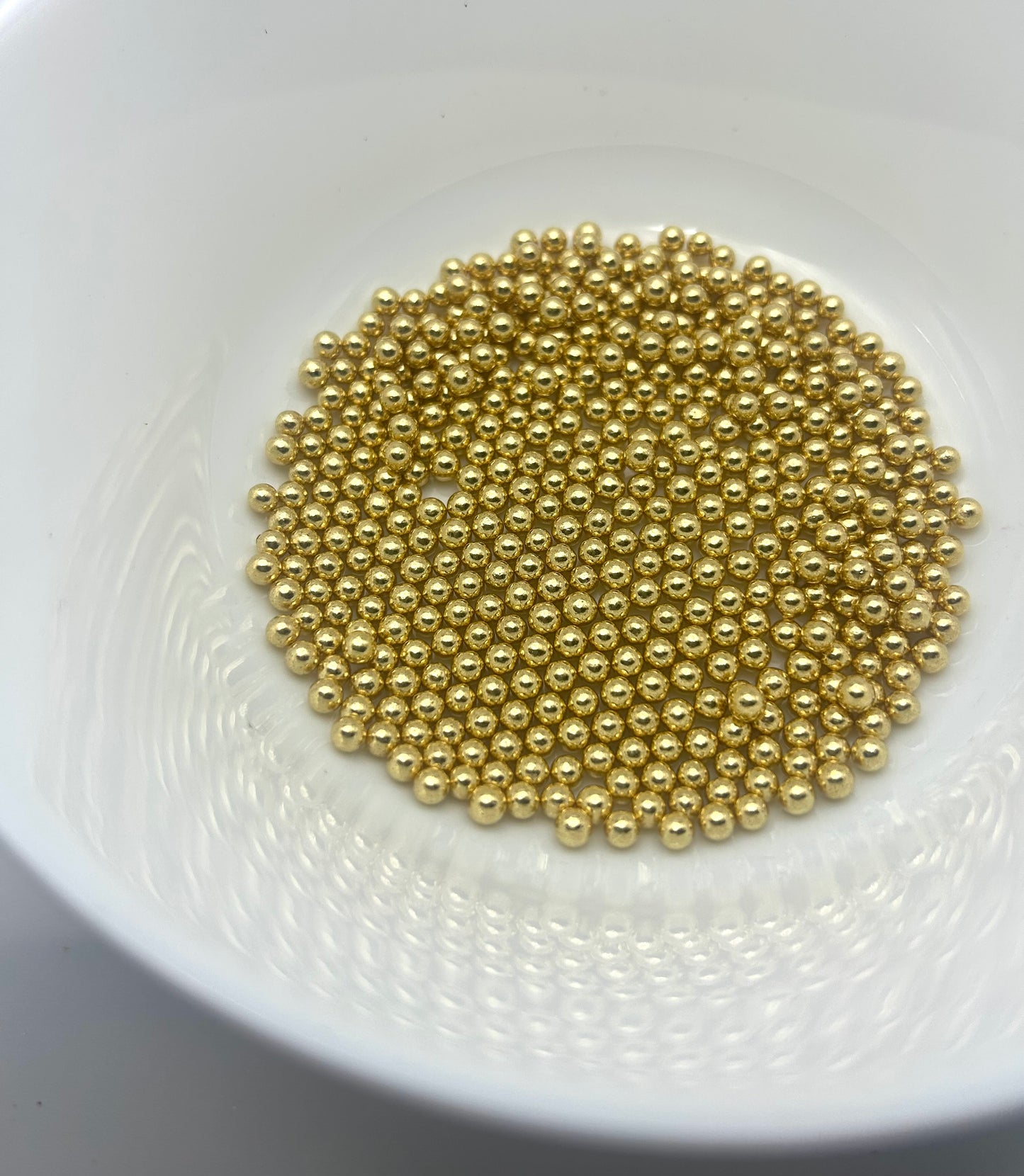 Metallic Gold Sprinkles- 3mm