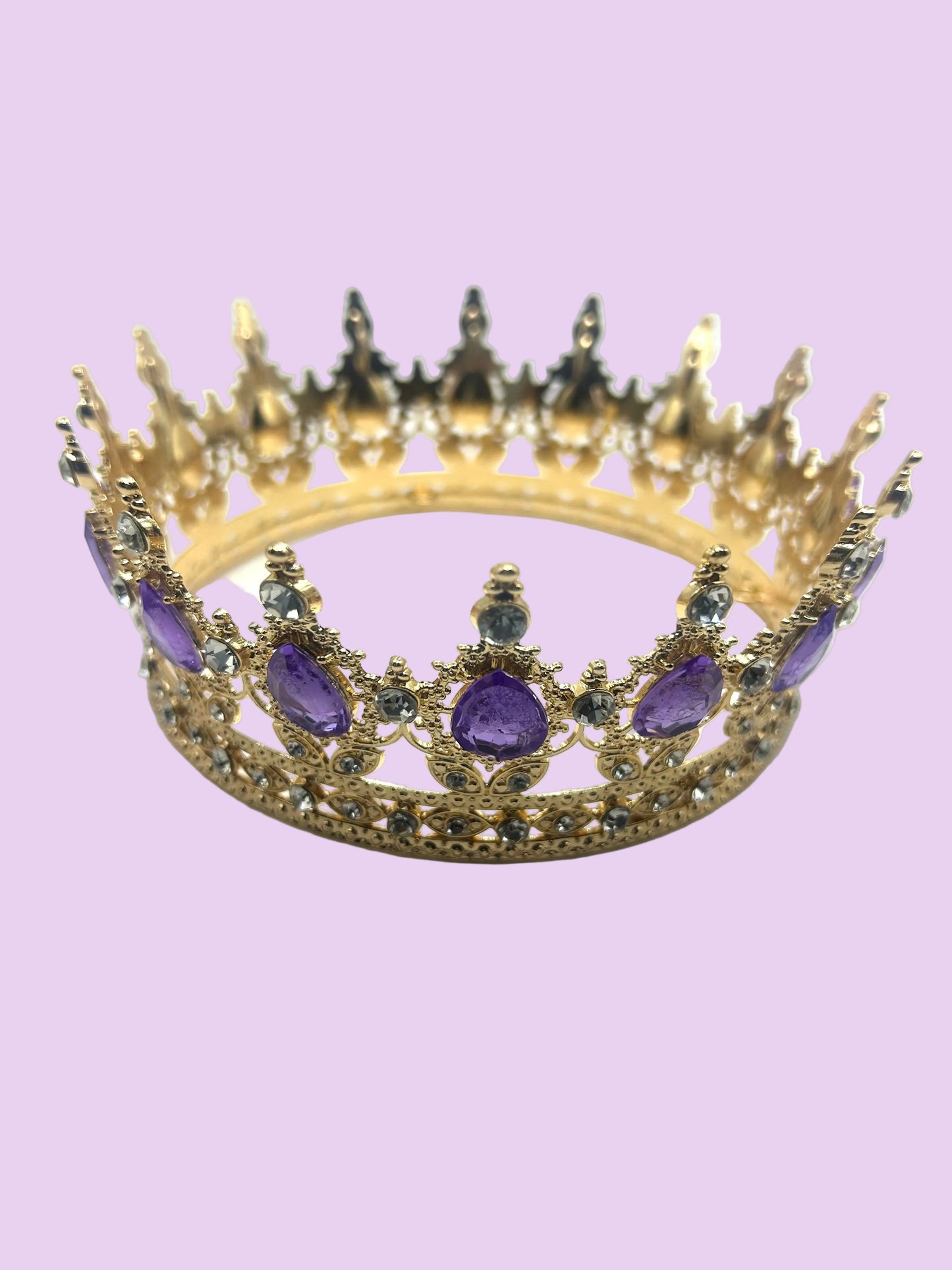 5” Purple Gem Studded Crown