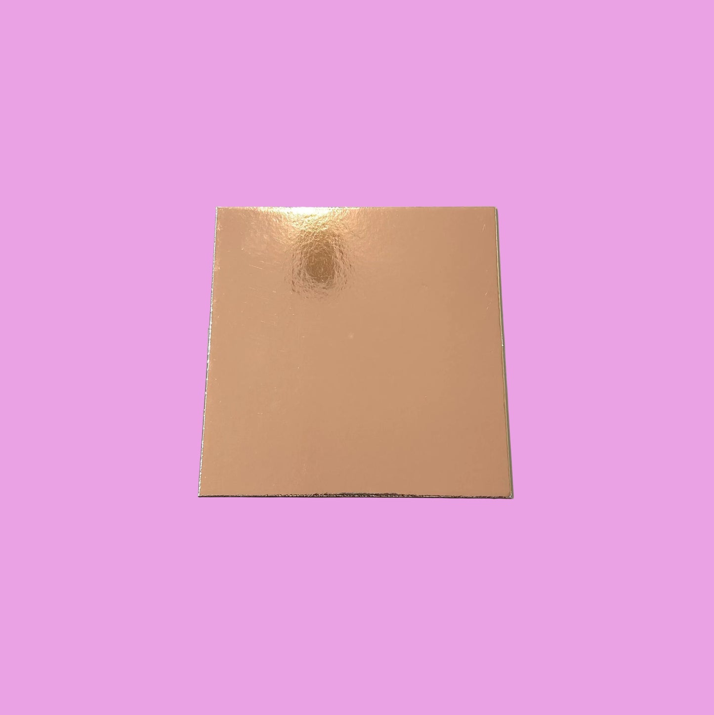 Gold Square Diecut Straight Board- 8 inch