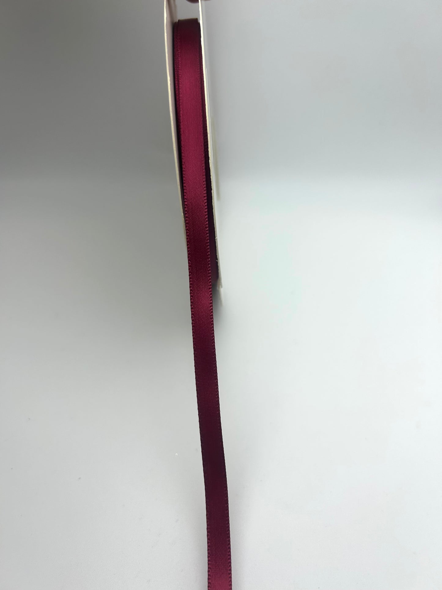 1/4 inch Satin Ribbon- Burgandy
