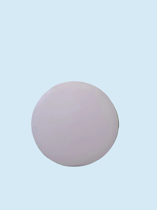 White Round Fluted Board- 6 inch
