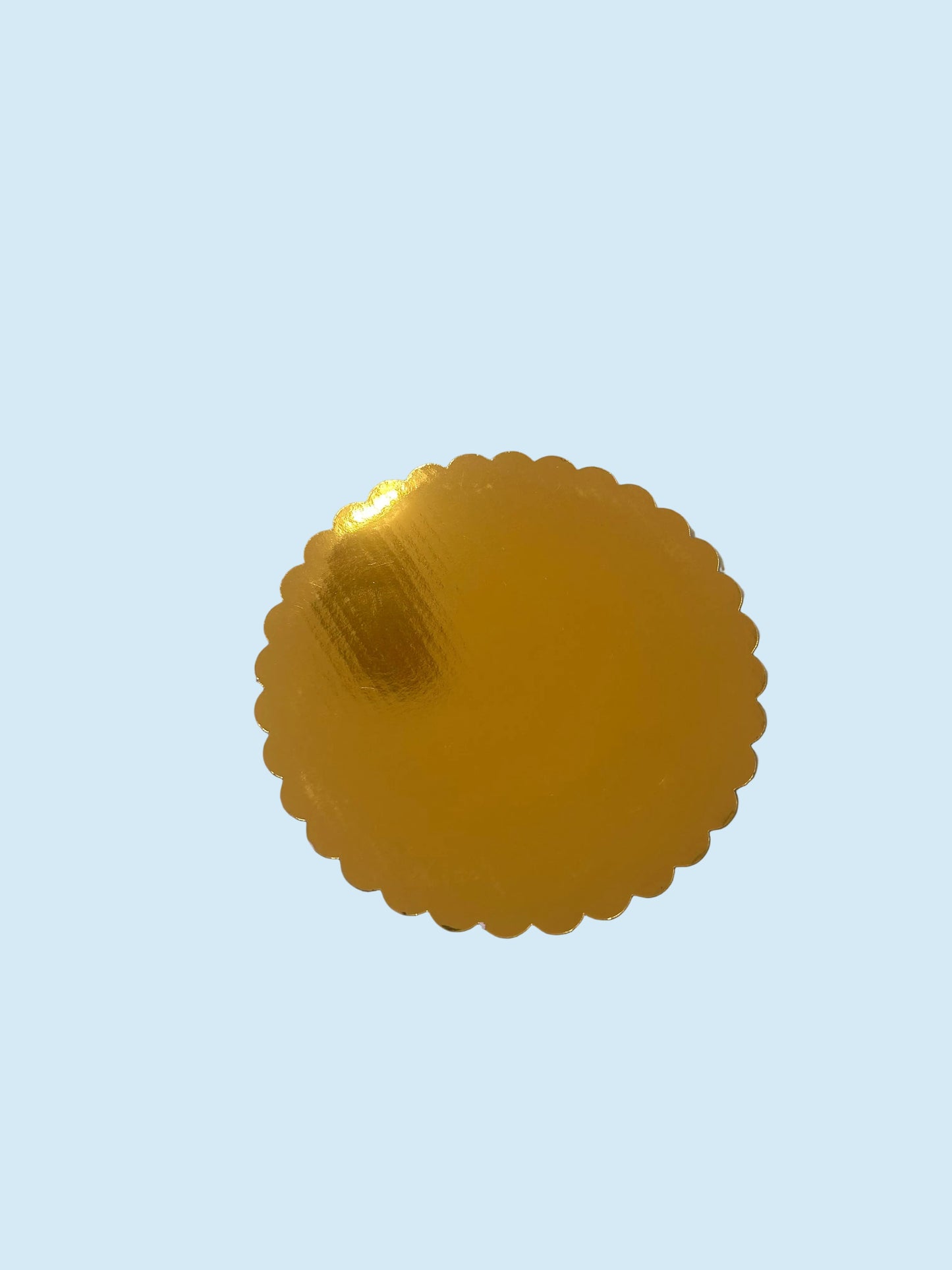 Gold Scalloped Fluted Board- 6 inch