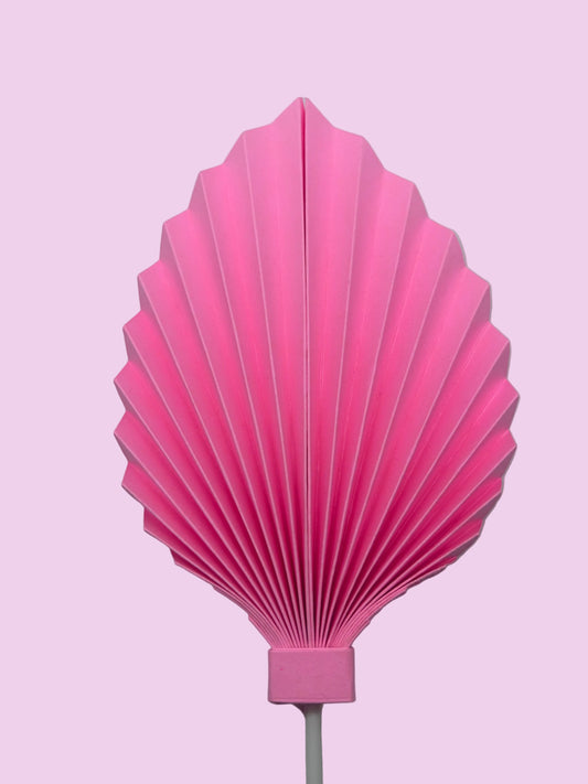Barbie Pink Palm Leaf/Fan- 6”