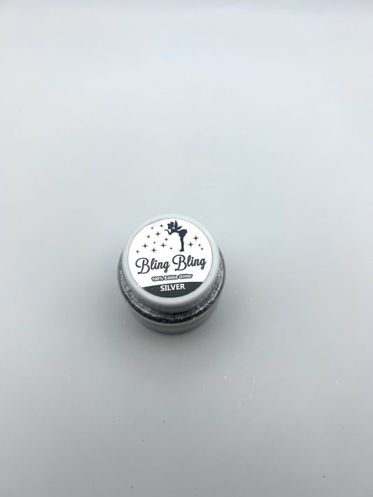Silver Edible Glitter (Drinks and Desserts)