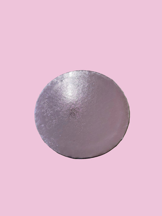 Silver Cake Drum- 8 inch