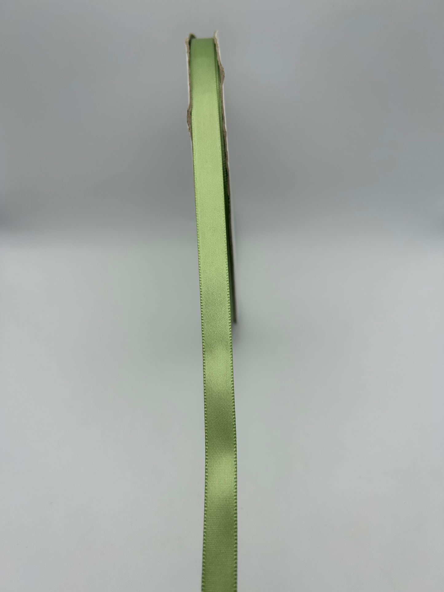 3/8 inch Satin Ribbon- Light Olive Green