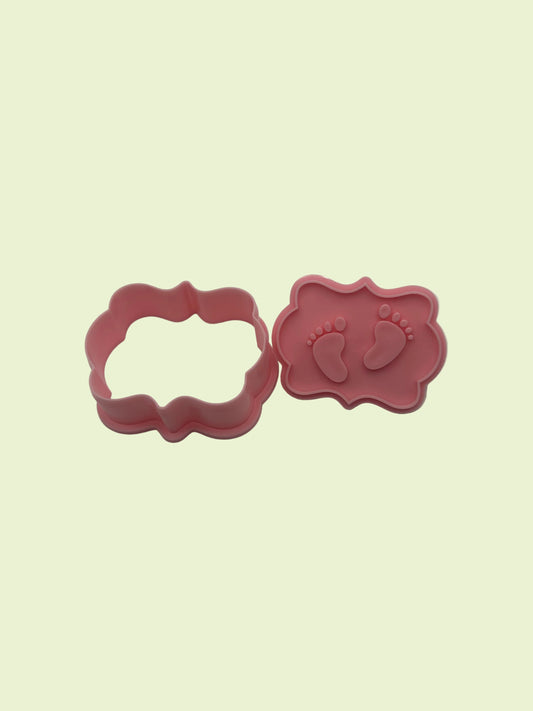 Baby Footprint Cookie/Fondant Stamps