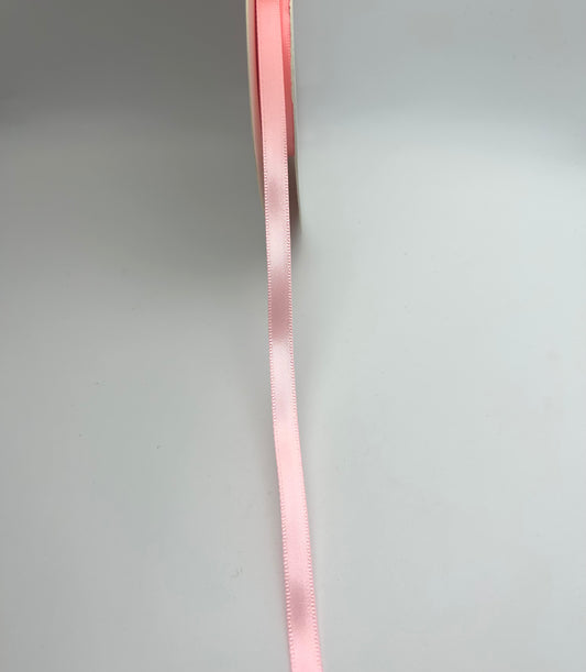 1/4 inch Satin Ribbon- Baby Pink