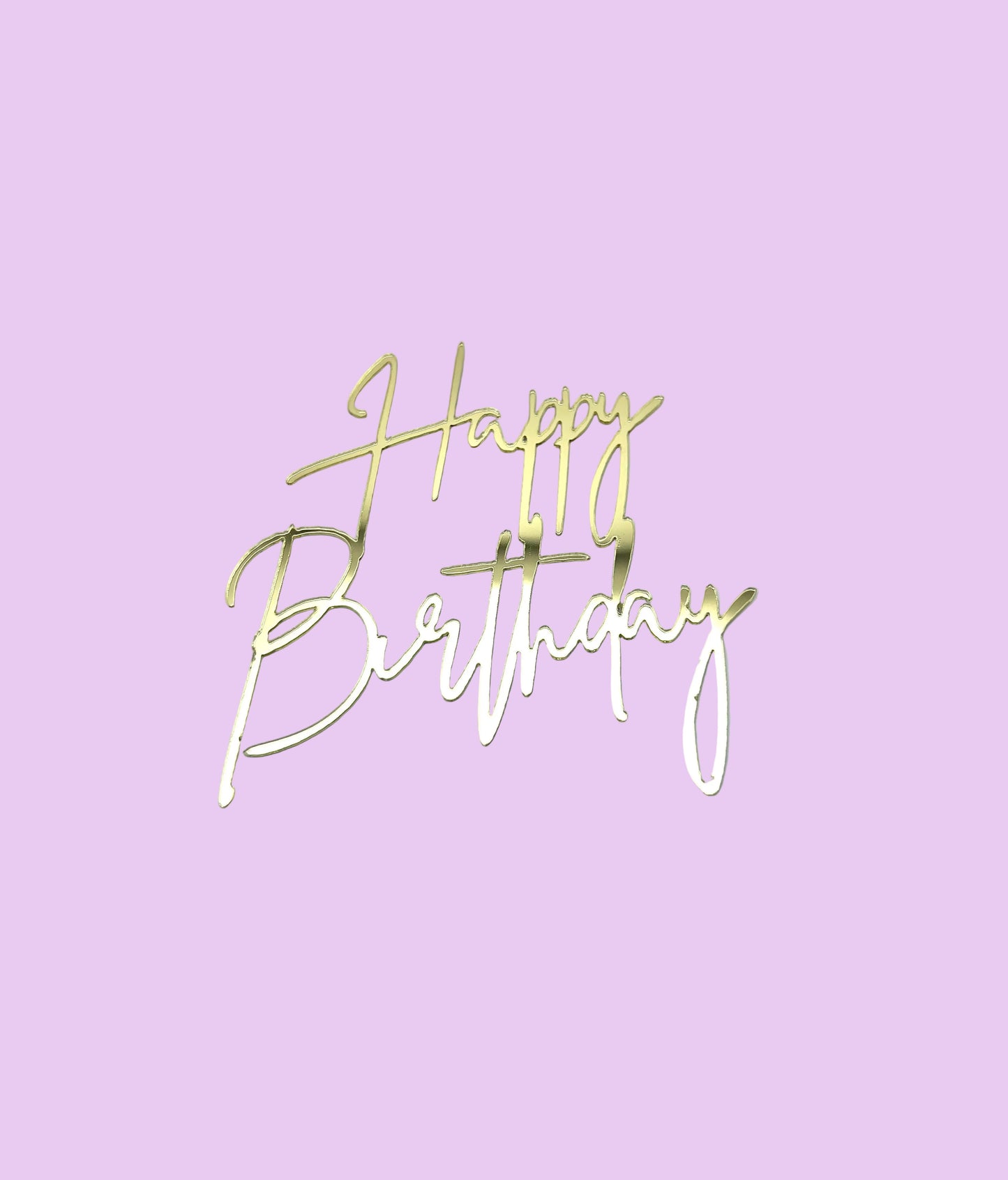 Acrylic Happy Birthday