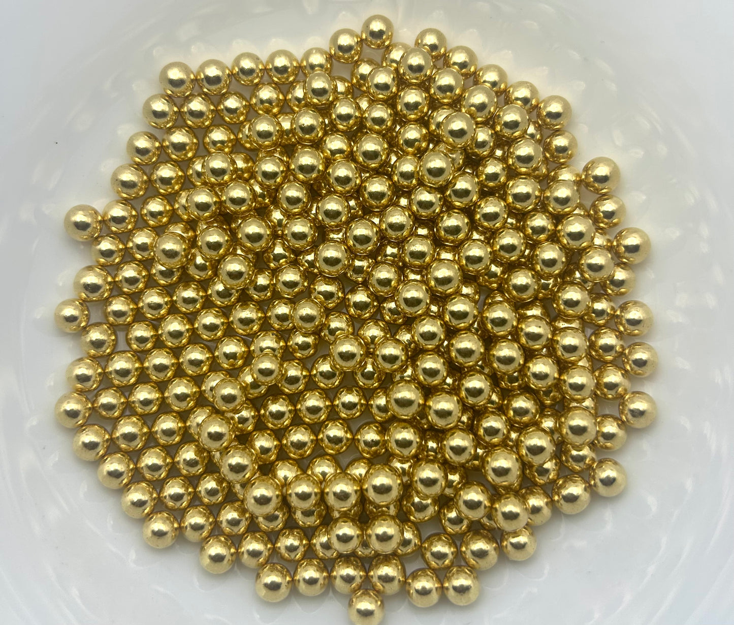 Metallic Gold Sprinkle- 4mm
