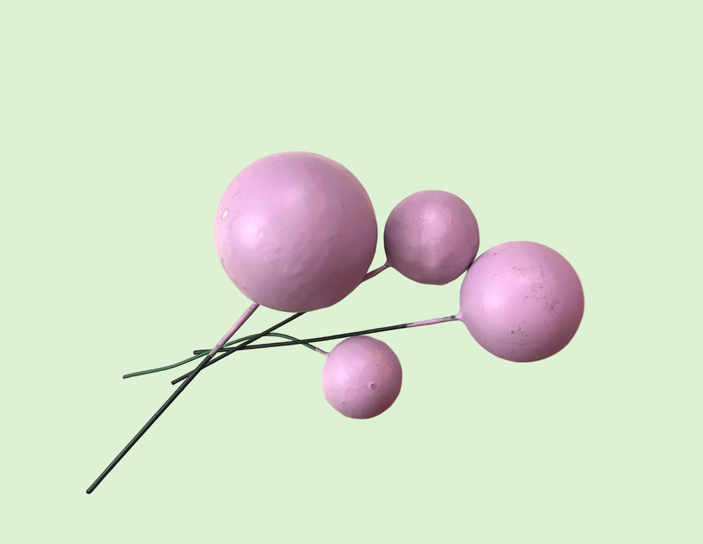 Lilac Faux Balls- Matte