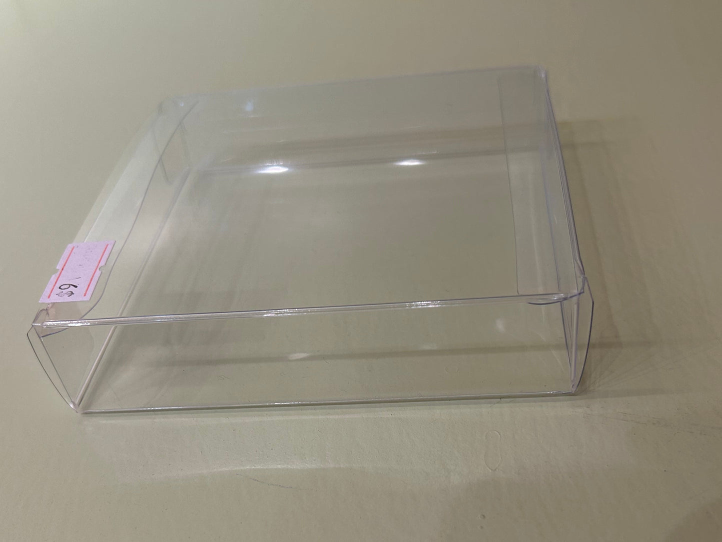 Clear Cookie box- 4.5” x4.5”x1”