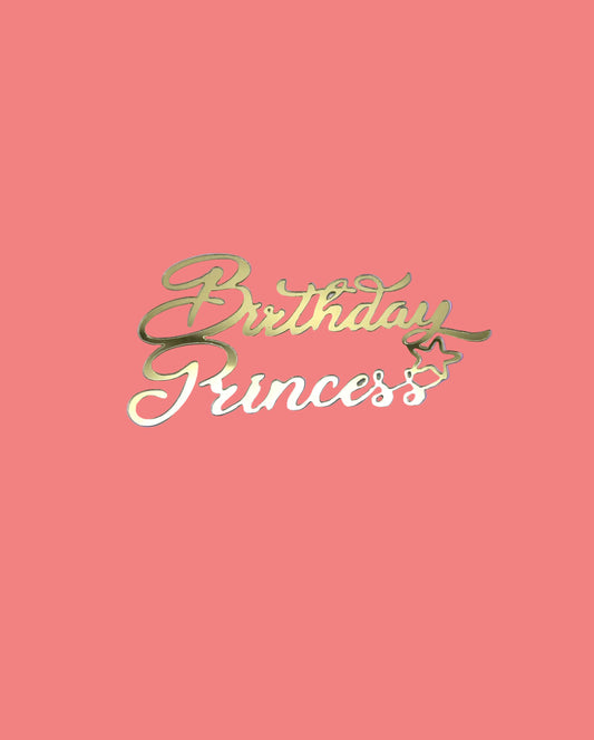 Birthday Princess- Gold