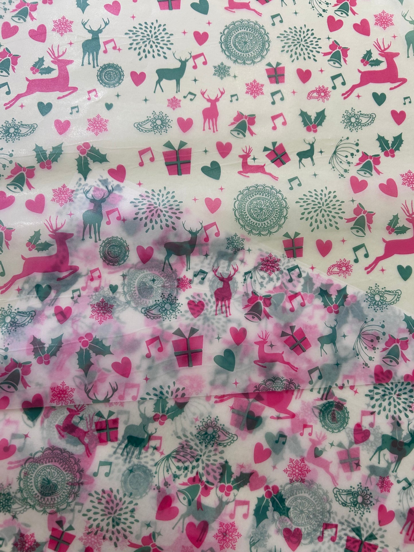Classic Christmas Greaseproof wax paper