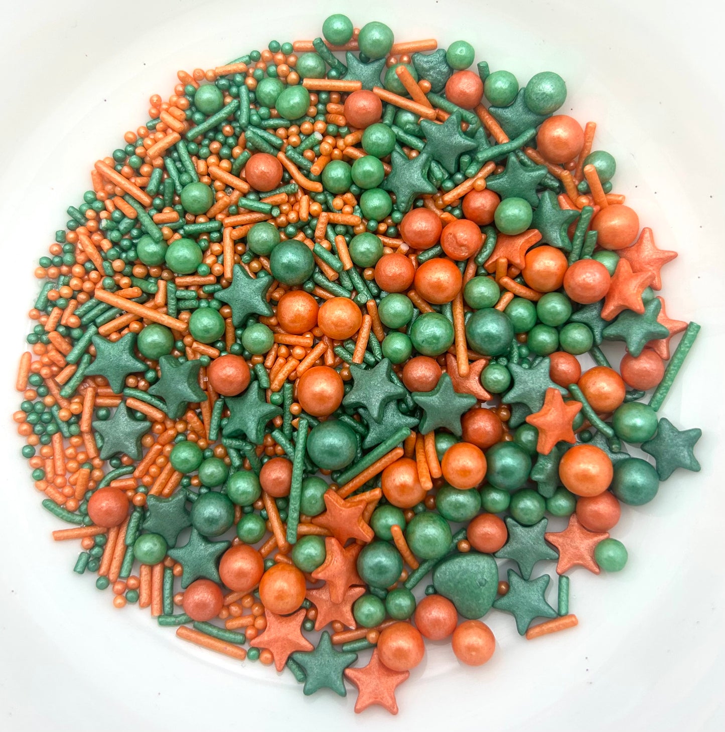 Green/Orange Sprinkle Mix