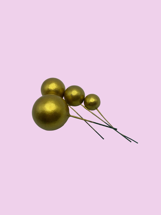 Gold Faux Balls