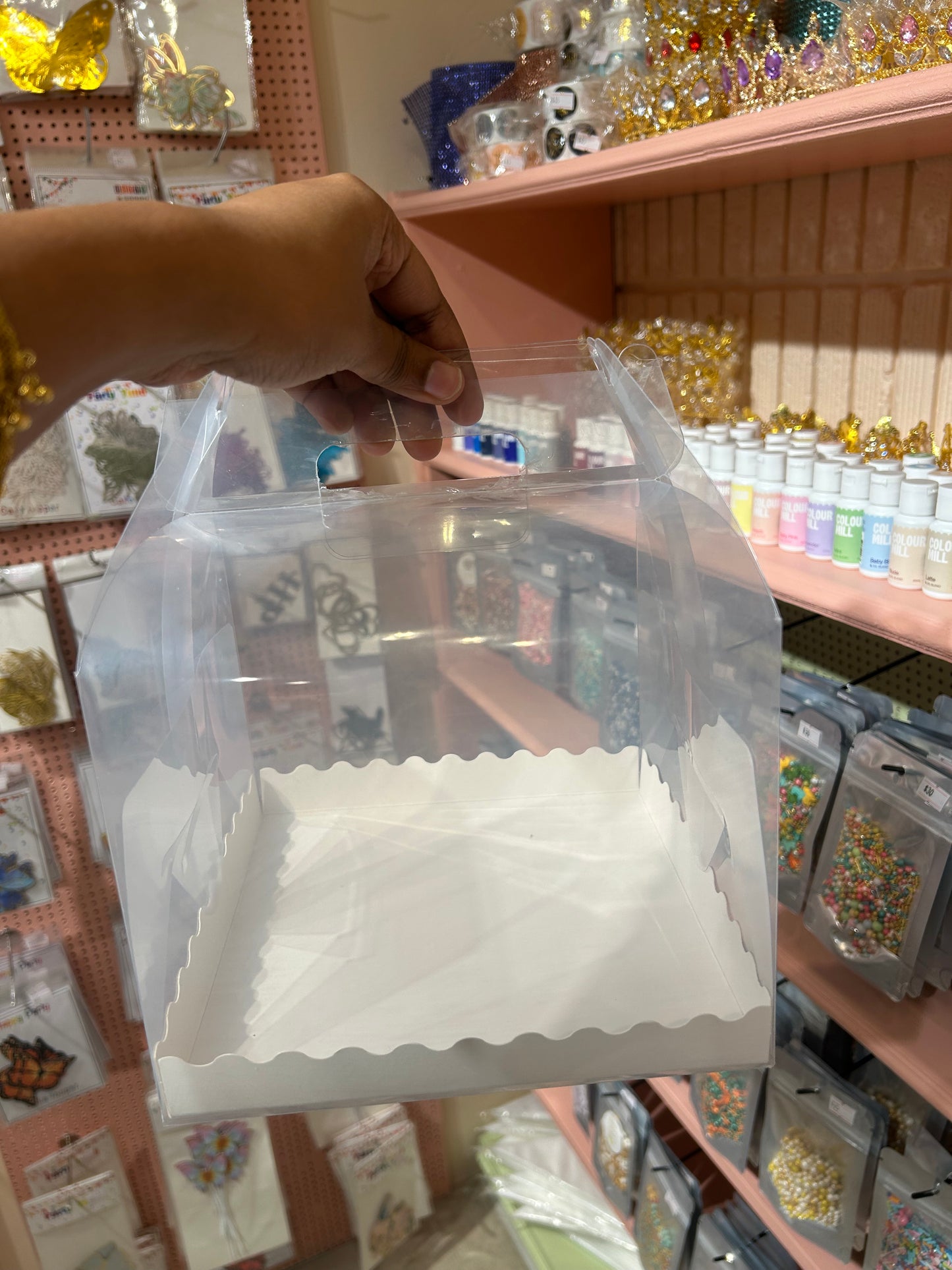 Clear Gable Box- 8x8x6”