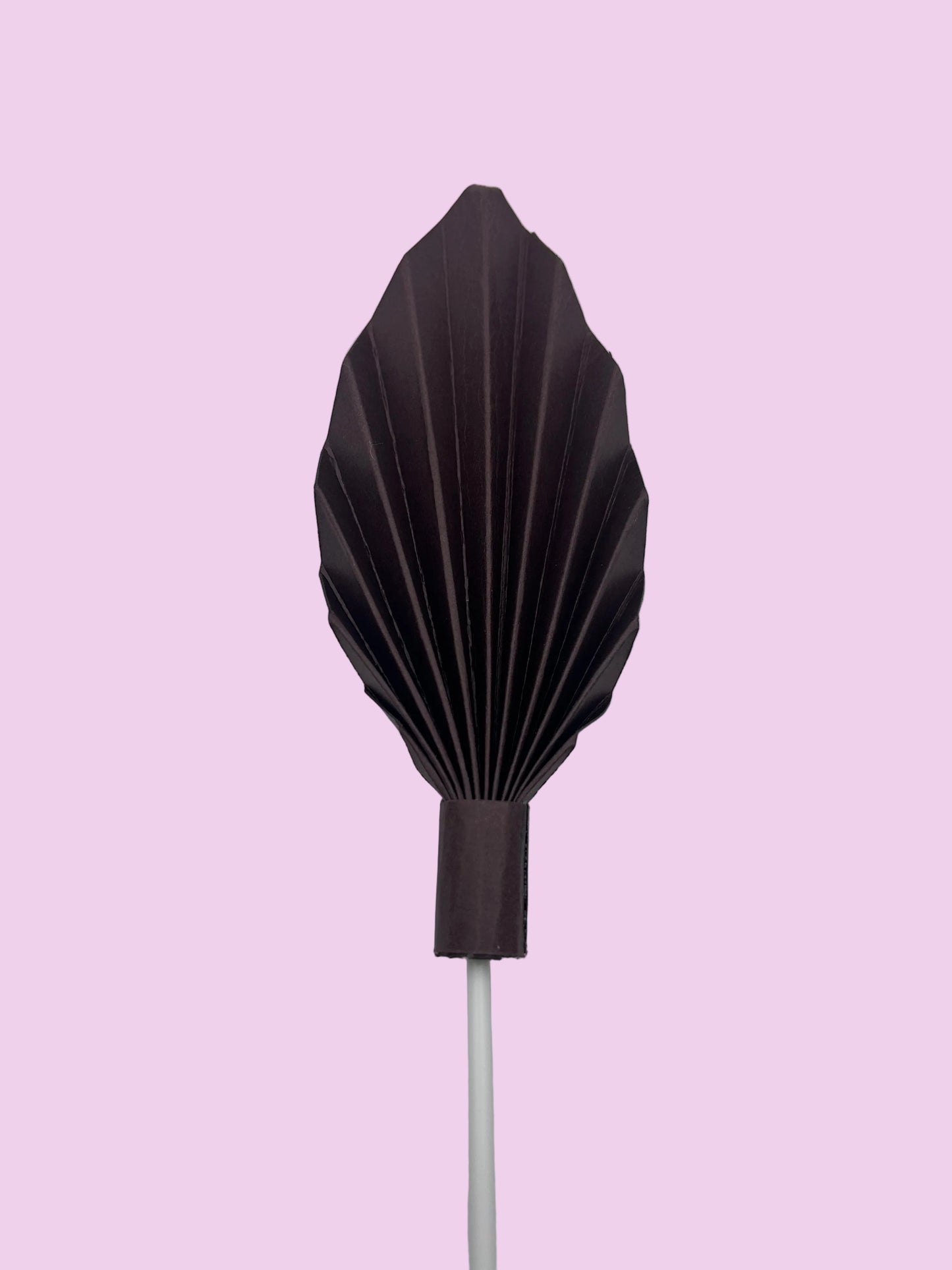 Medium Brown Palm Leaf/Fan- 5 1/2”