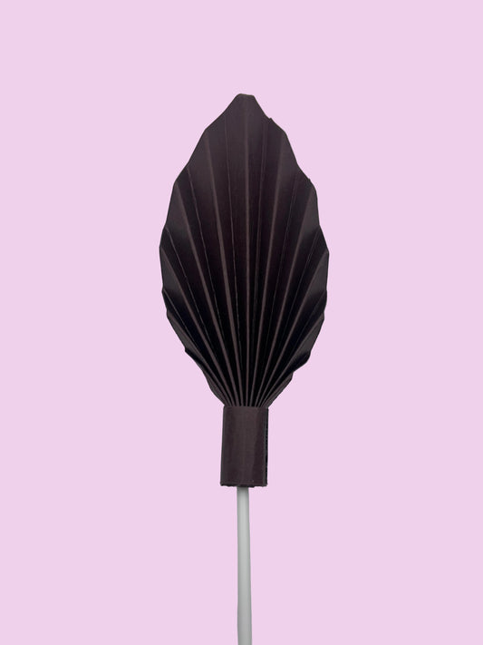 Medium Brown Palm Leaf/Fan- 5 1/2”