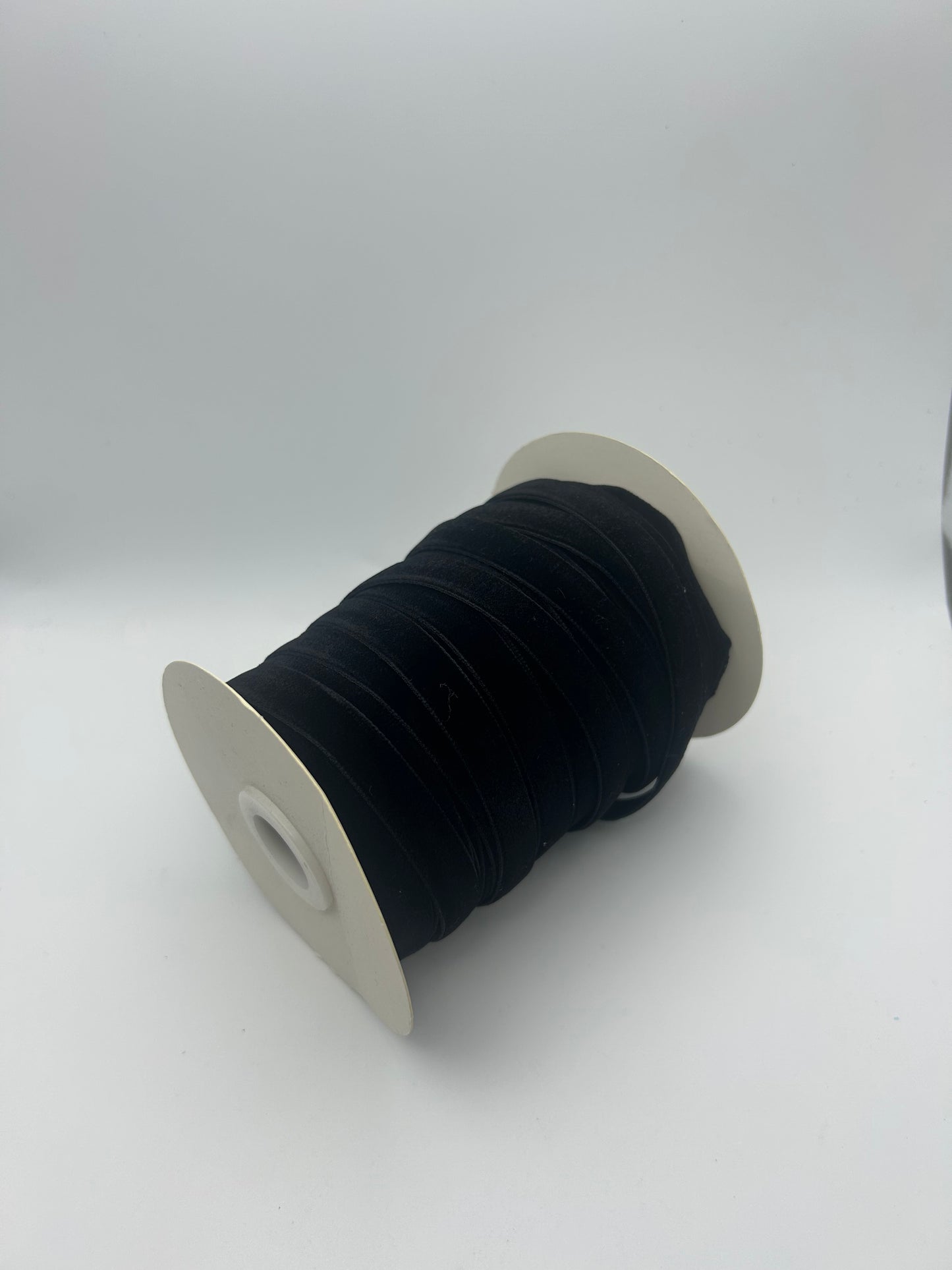 3/8 inch Velvet Ribbon- Black
