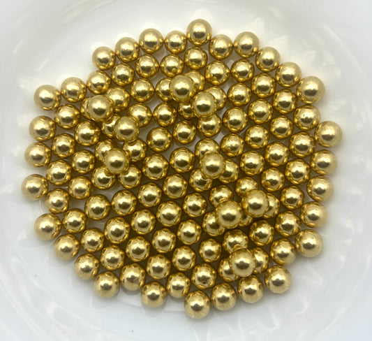 Metallic Gold Sprinkles- 6mm