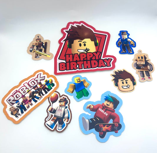 Roblox Cake Toppers