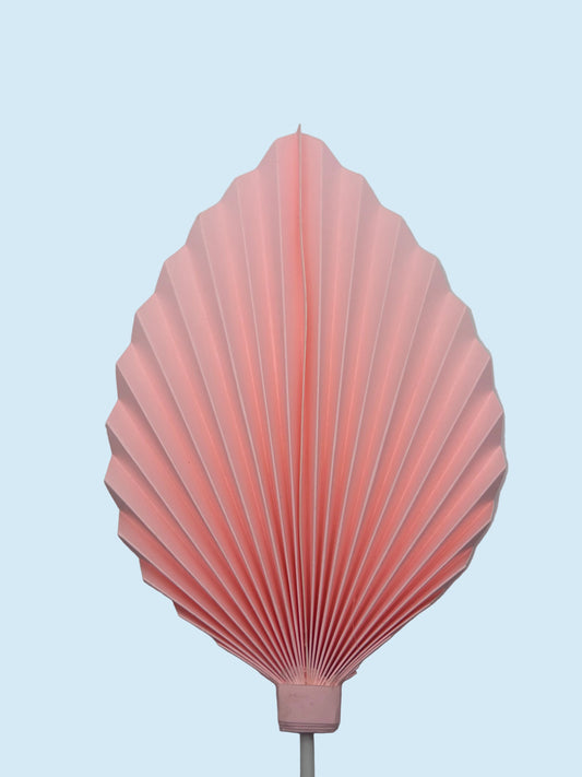 Large Baby Pink Palm Leaf/Fan