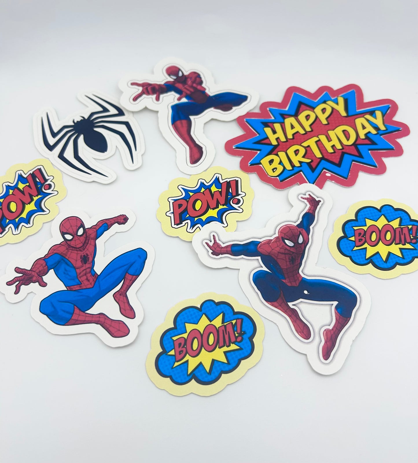 Spiderman Cake Toppers
