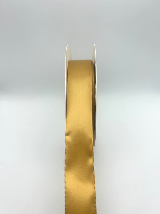 1 inch Satin Ribbon- Gold