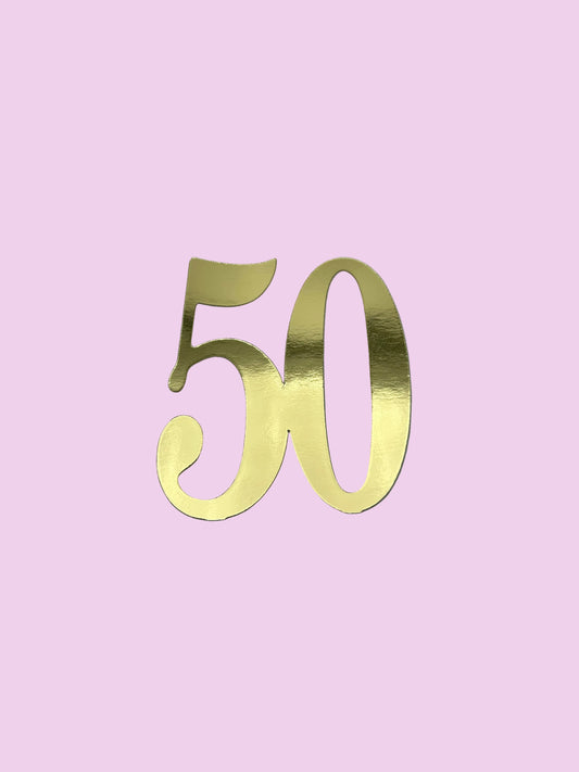 50- Gold Mirror Metallic