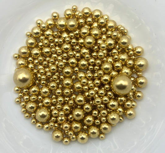 Metallic Gold Sprinkles- Mixed
