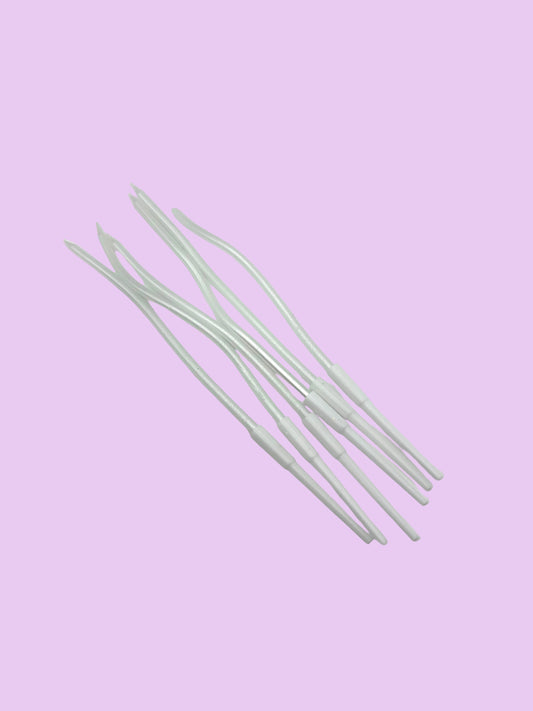 White Swirly Candles