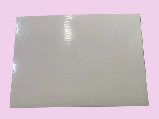 Quarter sheet White Straight Edged Board- 13x10”