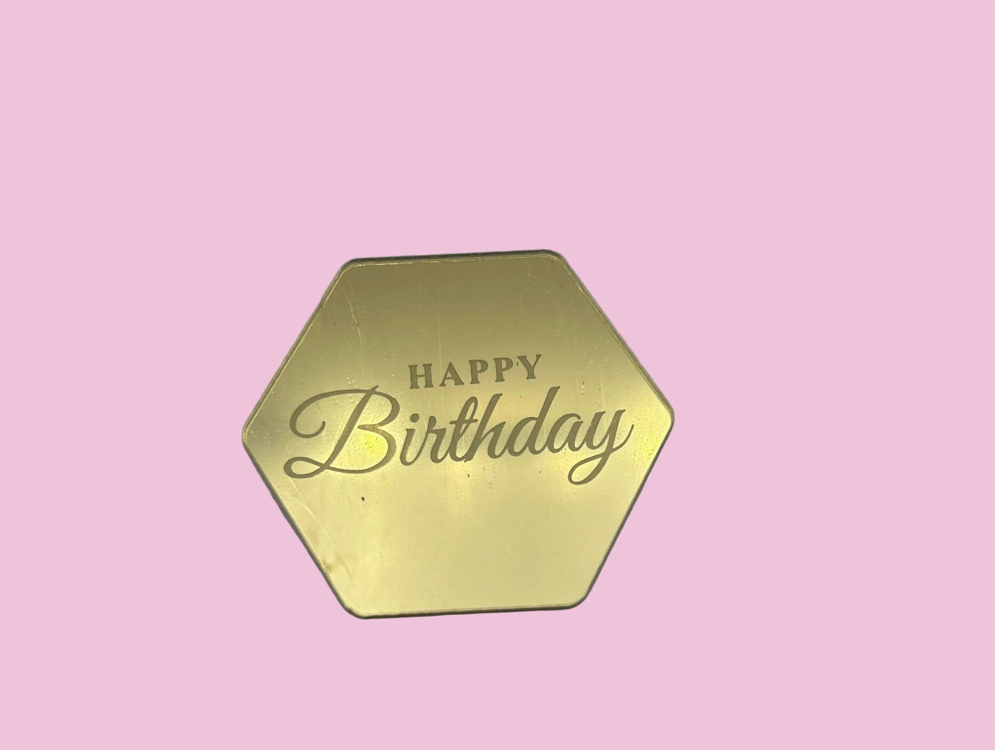 Happy Birthday Hexagon coin- 7