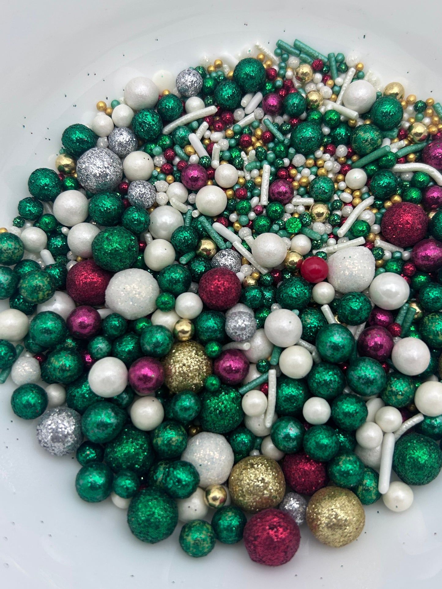 Glitter Vintage Christmas Sprinkle Mix