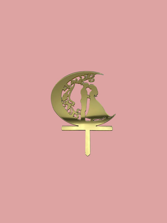Couple and Moon Topper