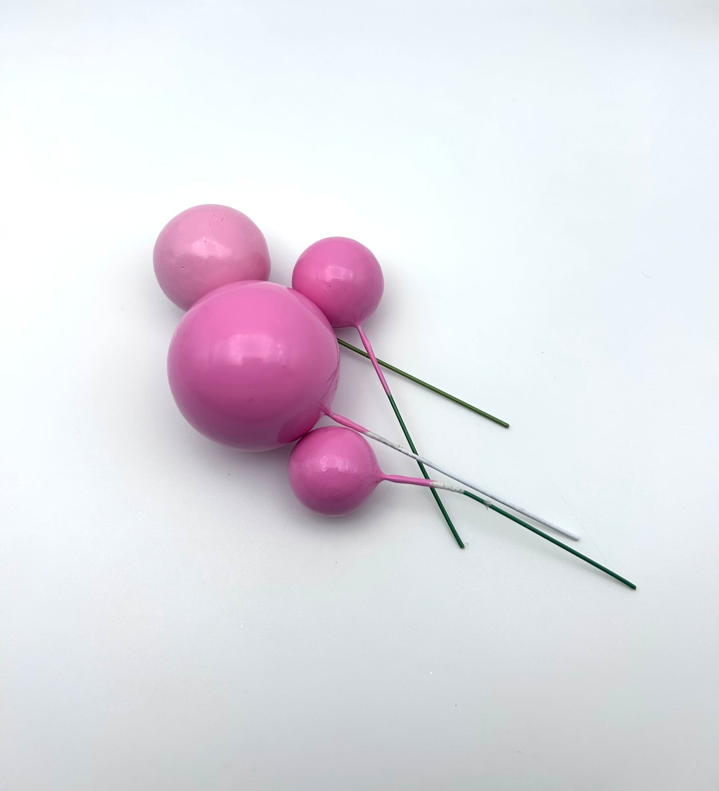 Pink Faux Balls- Mixed (Glossy)