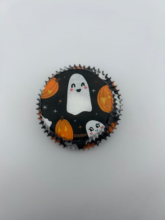 Ghosts and Pumpkins Cupcake Liners- 12pcs